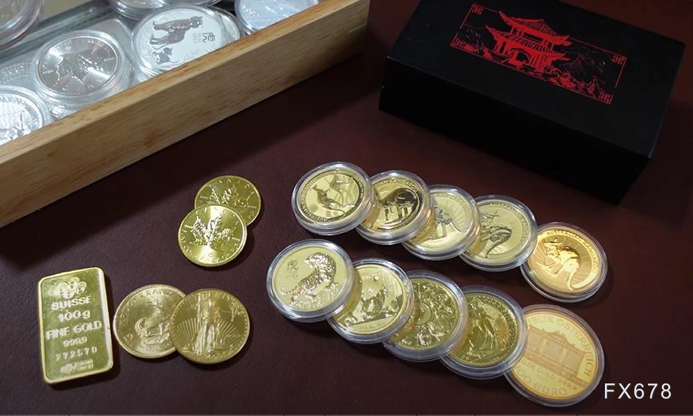 美联储降息预期压制美元，金价高位震荡或破新高(图1)